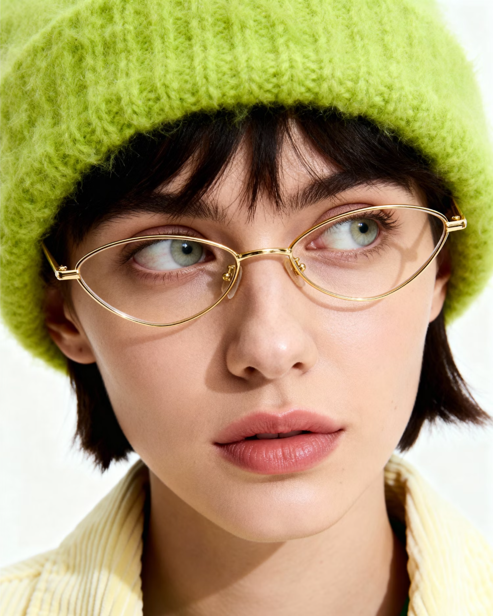 Portrait with Green Hat